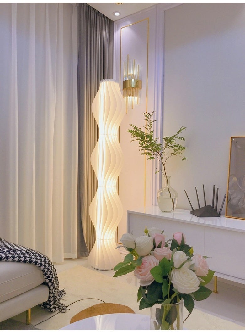 رفيق الرحلة  لمبة أرضية بتصميم تنورة الهولا - 175 سم مع 3 أضواء متغيرة، إضاءة LED عصرية للصالات/غرف النوم - Image 2